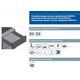 Направляющая MODERN SLIDE нижнего крепления частичного выдвижения L-450 (16-18 мм), изображение 3