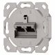 2E Лицевая панель, для 2х модулей Keystone, 80x80, с заземлением, изображение 6
