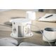 Удлинитель COMFORT PLUS,120mm, 4xSCHUKO, 2xUSB, 2xRJ45  беспроводная зарядка 5W кабель 1,5 м, черный, Цвет: Черный, изображение 2