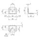 Куточок подвійний метал/пластик, горіх Aluprofil, Колір кута: Горіх, изображение 3