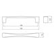 Ручка UZ-COMO128-01 L128 WP хром, Цвет: Хром, Межц. расстояние: 128, изображение 2