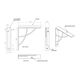 Консоль декоративна Loft GIFF VALV L=180х180 чорний, изображение 3