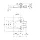 Монтажная планка Sensys дистанция 1,5 черный обсидиан с евровинтом (9091800) Hettich, изображение 3