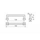 Ручка скоба Gamet UR47-0128-LPM30 чорний, Колір: Чорний, Міжц. відстань: 128, изображение 3