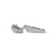 Накладна петля Samet PUSH OPEN STAR 0MM 45AX NI без пружини, Вид петлі: Накладна, изображение 4