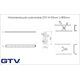 Напрямна кулькова GTV H-53 L-800мм, Довжина, мм: 800, изображение 2