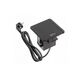 Удлинитель GTV врезной квадратный FLIP, 1xSCHUKO, 2xUSB, 1xLAN, кабель с вилкой 1,5м, черный, изображение 3