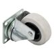 Ролик резиновый HTS 331 с площадкой, Ø 50 мм, max 45 кг, белый, изображение 4