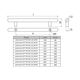 Ручка рейлинговая GIFF RE1008/192 L=272 RS матовый хром, Цвет: Хром матовый, Межц. расстояние: 192, изображение 5