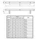 Ручка рейлинговая RE 1010/96 (DR 10/96 G1) монолит d-10мм 96мм черный, Цвет: Черный, Межц. расстояние: 96, изображение 3