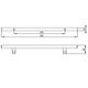 Ручка Ferro Fiori M 0200.128 шоколад браш, Цвет: Коричневый, Межц. расстояние: 128, изображение 3