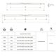 Ручка профиль GTV PICADO черный матовый C-352/796/18mm UA-PICADO-352-796-20M, Цвет: Черный матовый, Длина, мм: 796, Межц. расстояние: 352, изображение 4