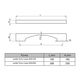 Ручка скоба Virno Lines 655/160 Soft Touch белый, Цвет: Белый, Межц. расстояние: 160, изображение 2