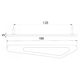 Ручка скоба Kapsan KKP-0057 - 128 мм матовый хром, Цвет: Хром матовый, Межц. расстояние: 128, изображение 2