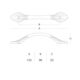 Ручка скоба MVM D-1009-96 SAB антична бронза блискуча, Колір: Антична бронза блискуча, Міжц. відстань: 96, изображение 2