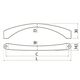 Ручка скоба GTV CLEO L-192мм инокс UZ-CLEO-192-06, Цвет: Инокс, Межц. расстояние: 192, изображение 3