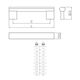 Ручка скоба GTV UA-BO-311-256 черный матовый, Цвет: Черный матовый, Межц. расстояние: 256, изображение 4