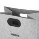 ARDESTO Basket Prestigio 40x30x60cm, felt, grey, изображение 4
