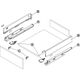 Комплект выдвижных ящиков Matrix Box Slim A 30 кг 175 х 500 мм с доводчиком серый, Цвет: Серый, Длина, мм: 500, Высота, мм: 175, изображение 2