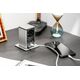 Удлинитель GTV врезной-выдвижной квадратный TOWER, 1xSCHUKO, 1xUSB, 1xTYPE-C, кабель 1,5м, черный, Цвет: Черный, изображение 2