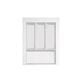 Лоток для столовых приборов REJS MAX Белый 400мм, Наружный размер секции, мм: 400, Цвет: Белый, изображение 3