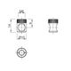 Корпус стяжки Housing, D=10, L=14, метал, (B005), изображение 5