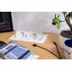 Удлинитель GTV врезной MULTISOFT 2 розетки SCHUKO USB А+С + RJ45 провод 1,5м с вилкой Белый, изображение 13