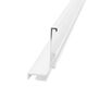 Профіль GOLA горизонтальний з пазом для LED Ferro Fiori, L=4100 мм, type L, Білий, Колір: Білий, изображение 4