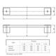 Ручка Ferro Fiori by Poliplast PL 11005.128 красный, Цвет: Красный, Межц. расстояние: 128, изображение 4