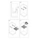Брючница выдвижная боковое крепление 550 мм 500-530x470x95, Антрацит, S-6204-A Starax, Наружный размер секции, мм: 550, Цвет: Антрацит, изображение 3