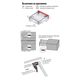 Направляющие скрытые (NEW) Linken System SYNCHRO-3D Touch Latch-550 (35кг) для 16-19 мм, Длина, мм: 550, изображение 2