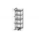 Карго Maxi Space Duo Classic 450 мм, универсальное, 5 полок, высота 1700 мм, графит, Наружный размер секции, мм: 450, Цвет: Графит, Высота, мм: 1700, изображение 2