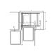 Магический угол Maxima Classic Corner Comfort 1200, левый, хром, Сторона крепления: Левая, Наружный размер секции, мм: 1200, Цвет: Хром, изображение 2