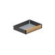 Магический угол MAXIMA PURO Corner Comfort 1200, левый, металл черный матовый/дерево, Сторона крепления: Левая, Наружный размер секции, мм: 1200, Цвет: Черный матовый/Дерево, изображение 4