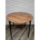 Стіл Dinat Round vero 900×900×740 мм, тахо/чорний, изображение 4