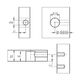 Ексцентрикова стяжка Rastex 15/22, цинк (1048254) Hettich, Товщина плити: 22, Колір: Цинк, изображение 4