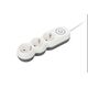 Сетевой удлинитель 2E Plus 3XSchuko с выключателем, 3G*1.0мм, 3м, white, изображение 9