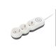 Сетевой удлинитель 2E Plus 3XSchuko с выключателем, 3G*1.0мм, 3м, white, изображение 13