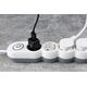 2E Мережевий подовжувач Plus 4XSchuko з вимикачем 3G1.0*3M, white, изображение 19
