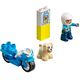 Конструктор LEGO DUPLO Town Полицейский мотоцикл, изображение 7