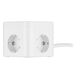 Сетевой адаптер 2E 3XSchuko с защитой от импульcных скачков напряжения, 3*USB-A, 1*USB-C, 1.5м, white, изображение 4