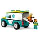 LEGO Конструктор City Карета скорой помощи и сноубордист, изображение 4