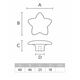 Меблева ручка STAR-48-03 «Вугілля», Колір: Вугілля, изображение 2
