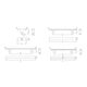 Ручка PLAIN C=128 мм, L=182 мм Шлифованная сталь, Цвет: Шлифованная сталь, Межц. расстояние: 128, изображение 2