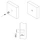 Муфта М6 L=11,5 мм, D8, забивная, пластик, неразжимаемая, (BU61) Permo, изображение 2
