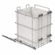 Корзина для белья с направляющей для нижнего крепления 390-410x500x560, корпус 500мм, хром, S-8055-C, Наружный размер секции, мм: 500, Цвет: Хром, изображение 2