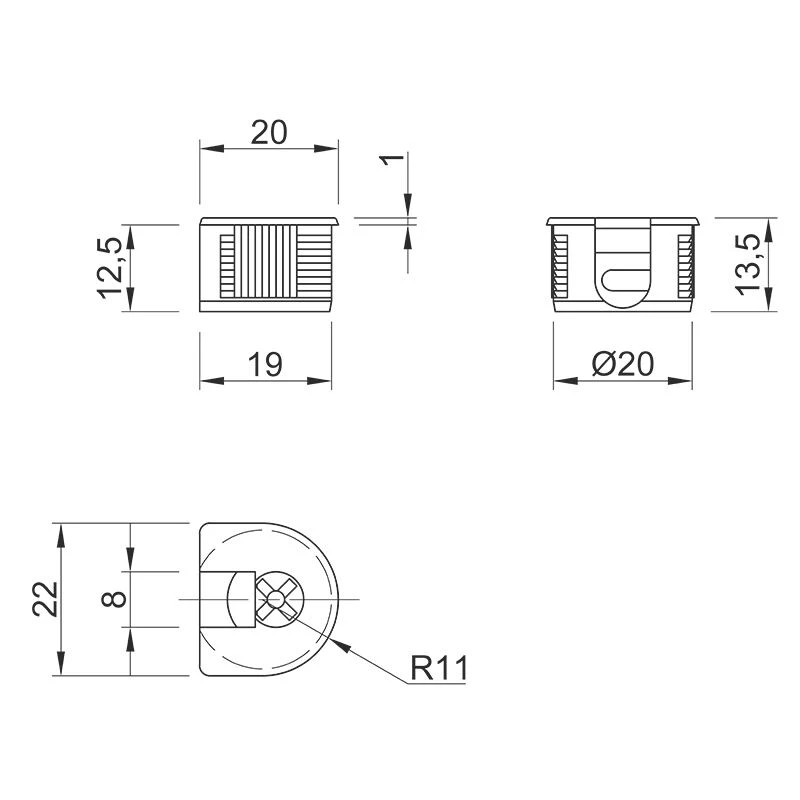Стяжка vb 35/16, коричневая (9066738) hettich (31897) купить