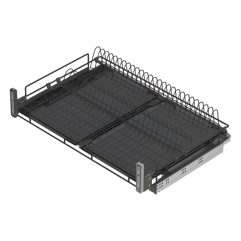 Сушка выдвижная 800 мм (760-780x520x185) на тандемах blum